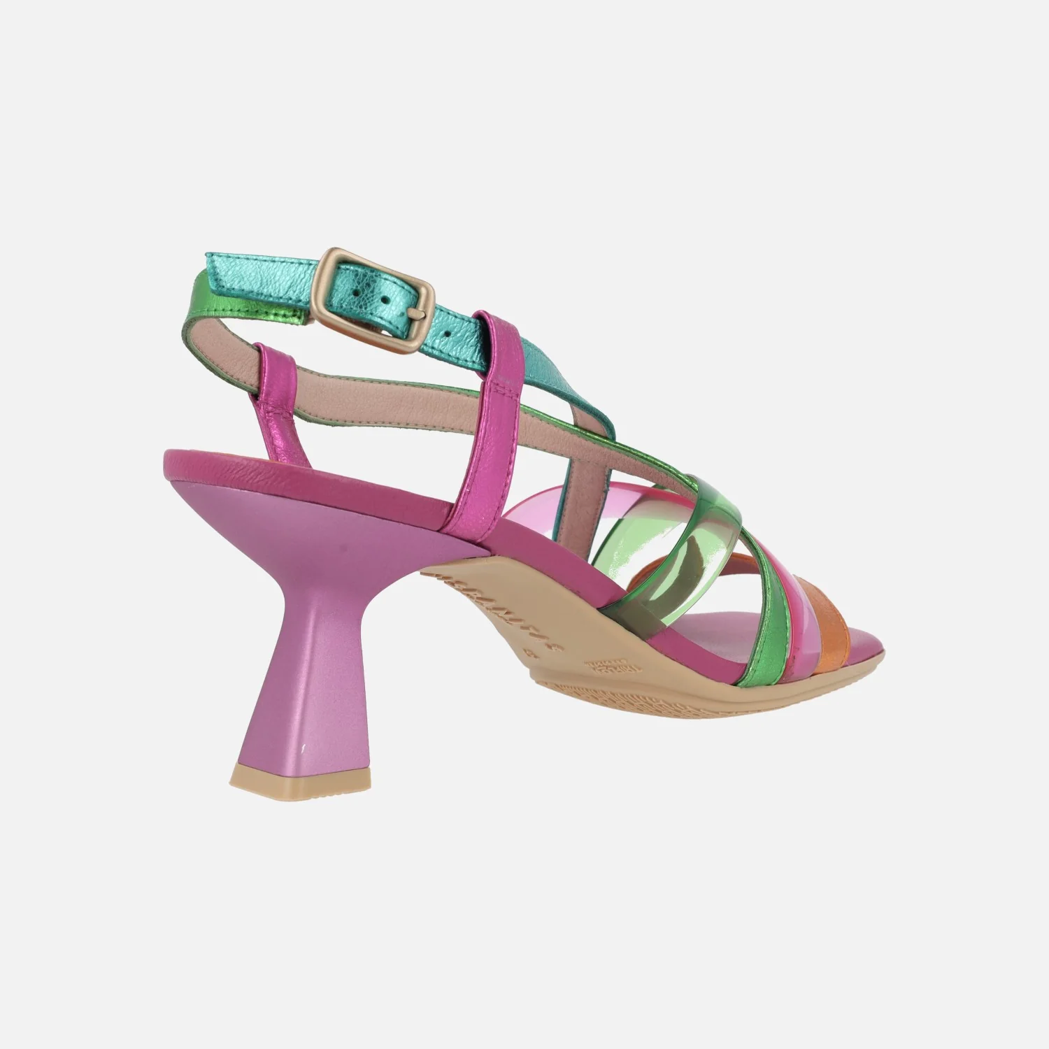 Sandalias de tiras en combinado de piel y vinilo Hispanitas - Image 4