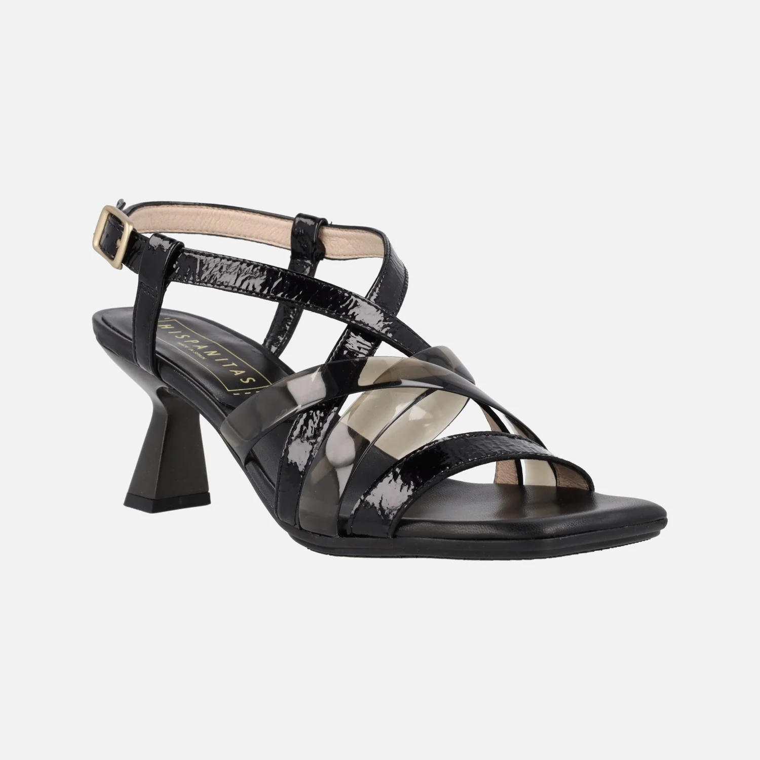 Sandalias de tiras en combinado de piel y vinilo Hispanitas - Image 7