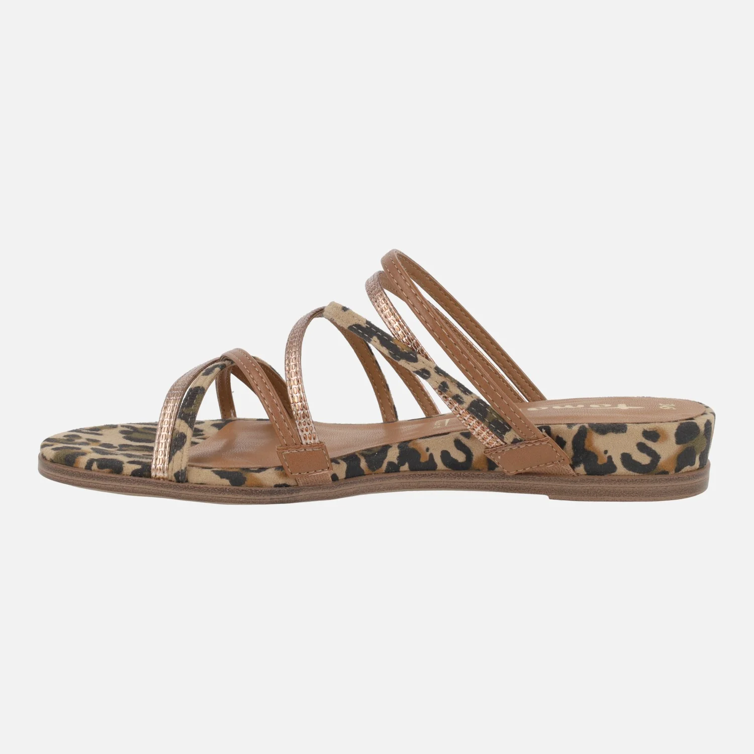 Sandalias de tiras en combinado leopardo - Image 3