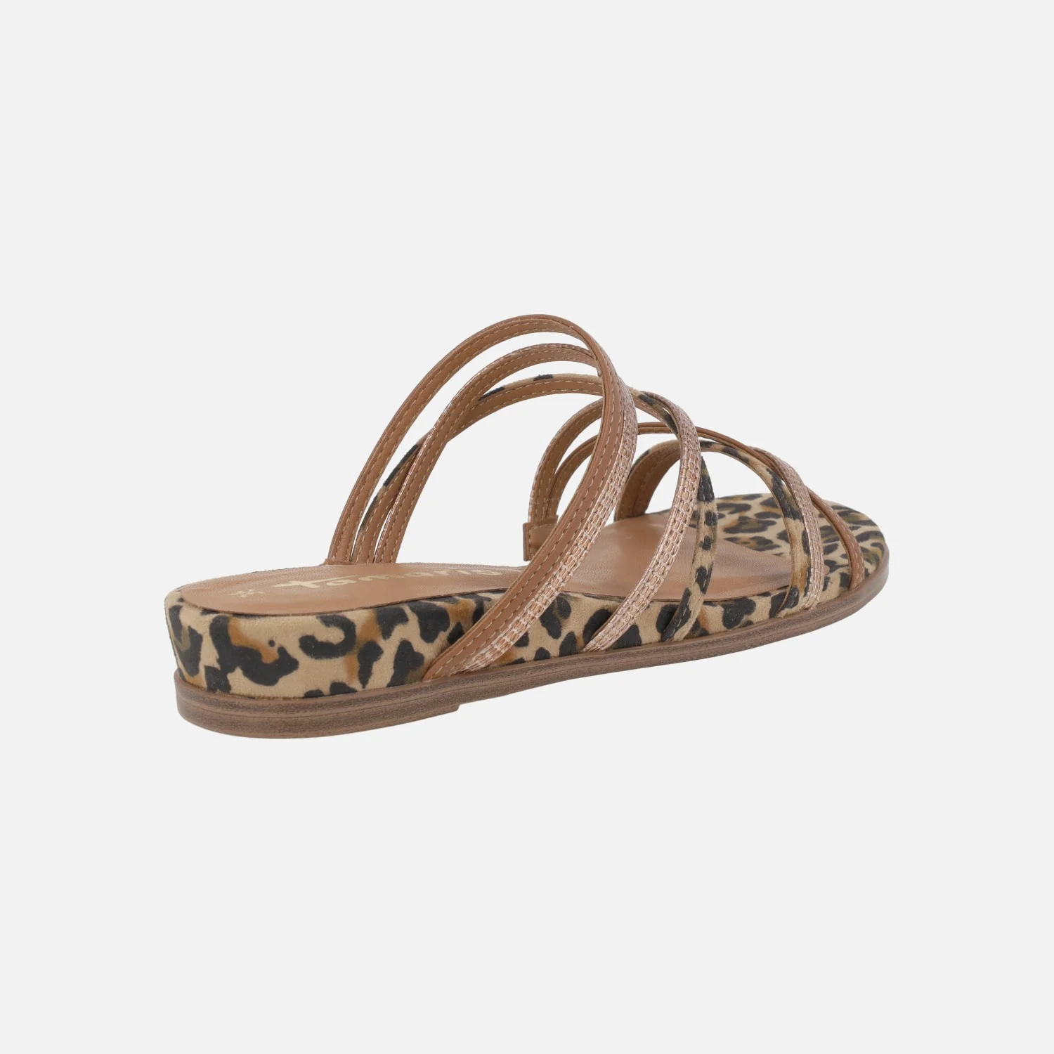 Sandalias de tiras en combinado leopardo - Image 4