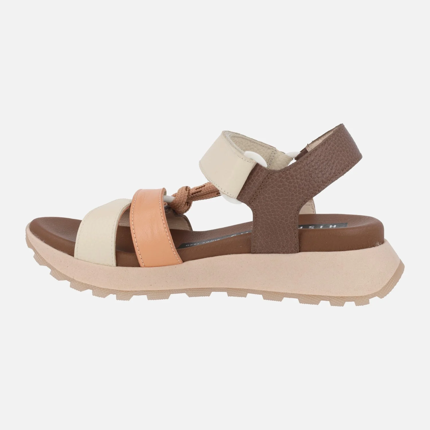 Sandalias deportivas de piel con cierre de velcro - Image 9