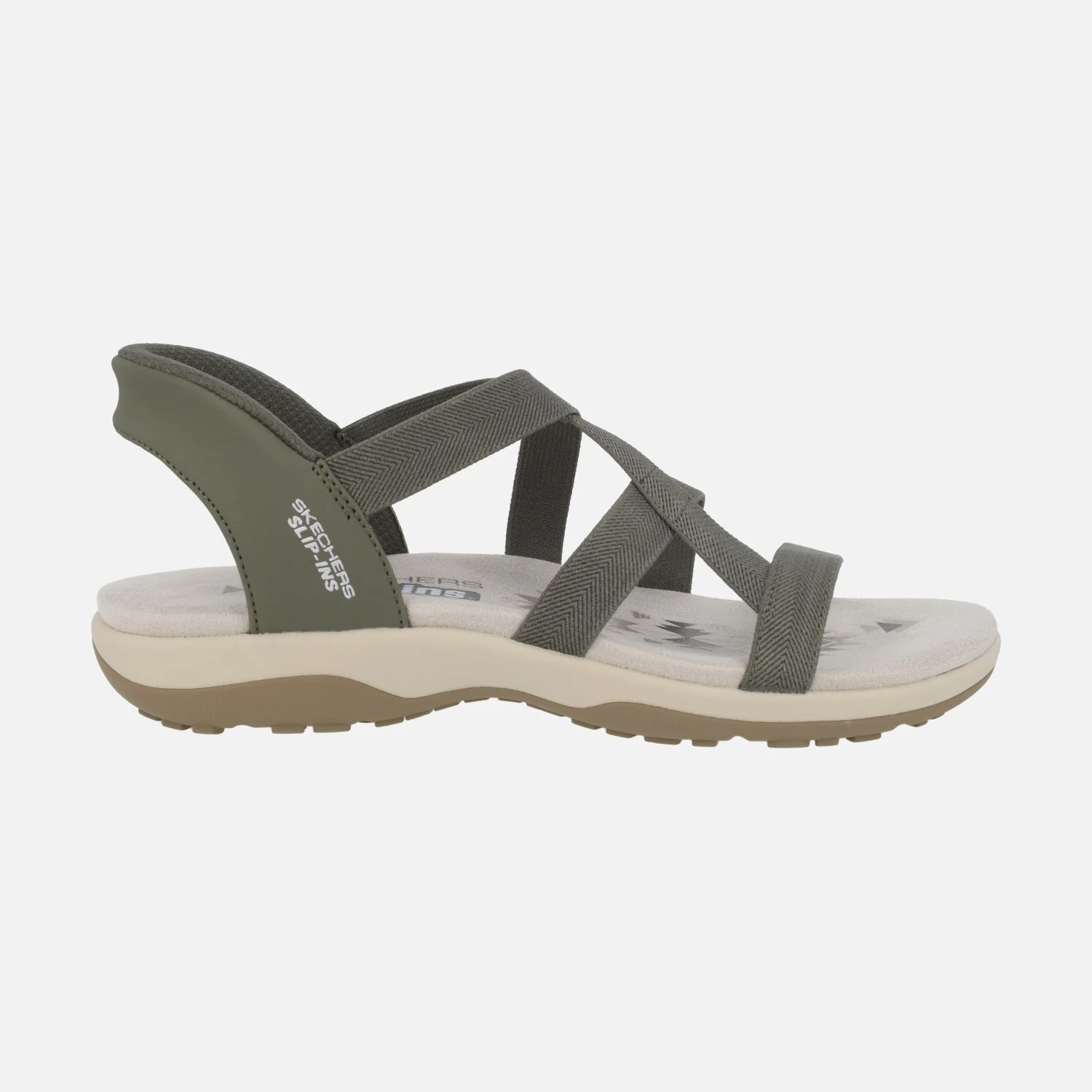 Sandalias deportivas en tejido elástico Slip-ins: Reggae Slim - Stretch Flex