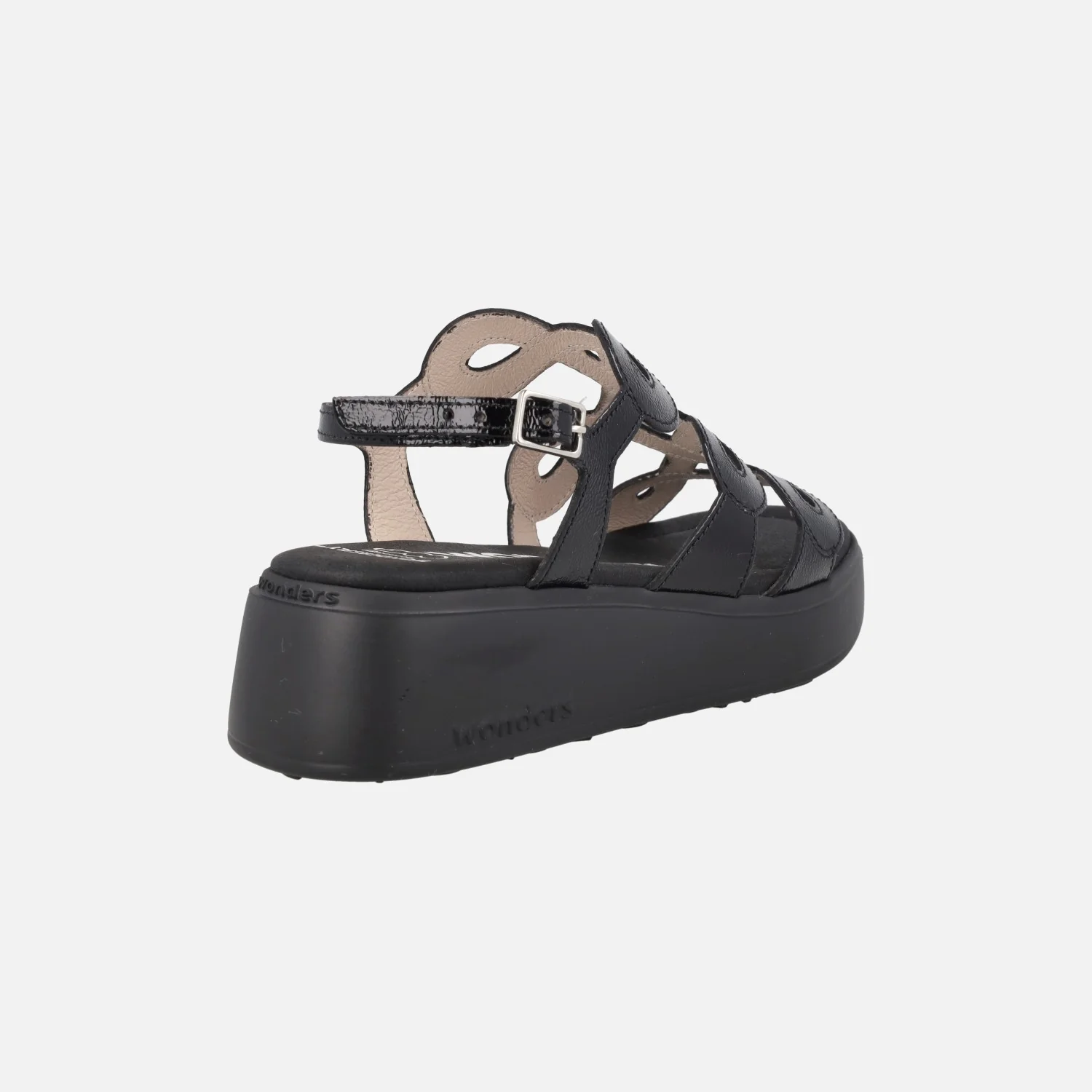 Sandalias en charol negro Heaven 03 - Image 4