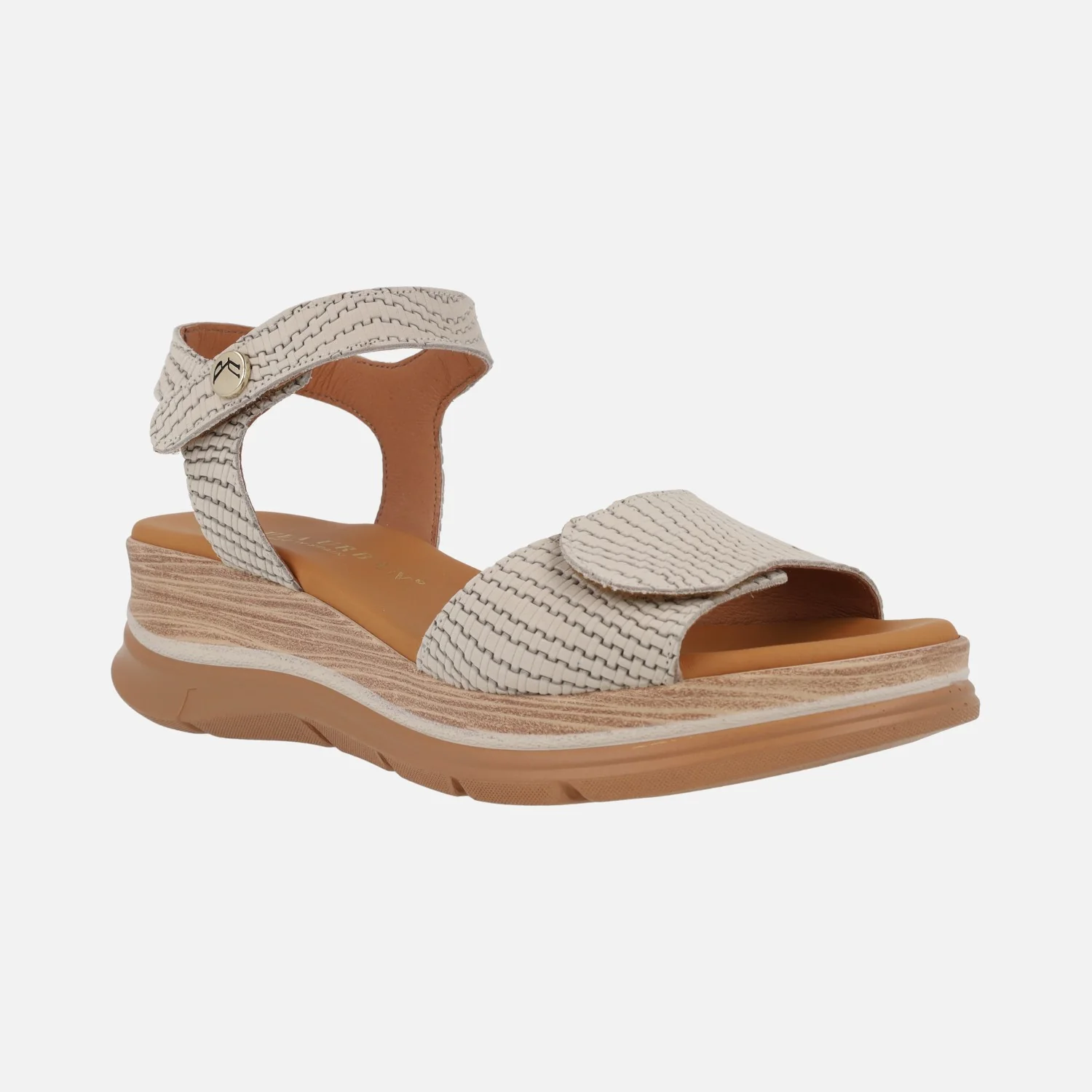 Sandalias en nobuck grabado con cierre de velcros - Image 7