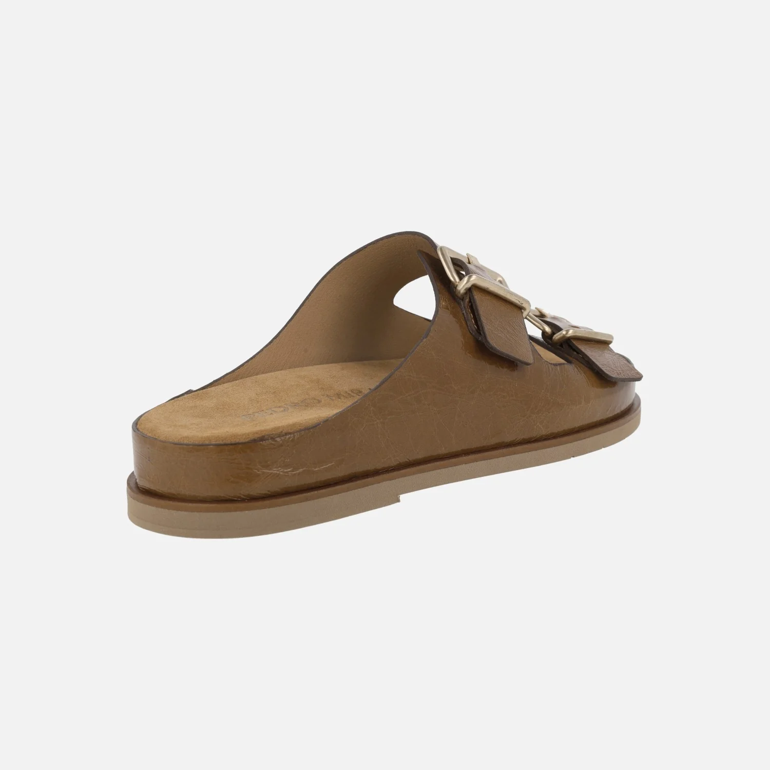 Sandalias en piel charol con cierre de hebillas - Image 10