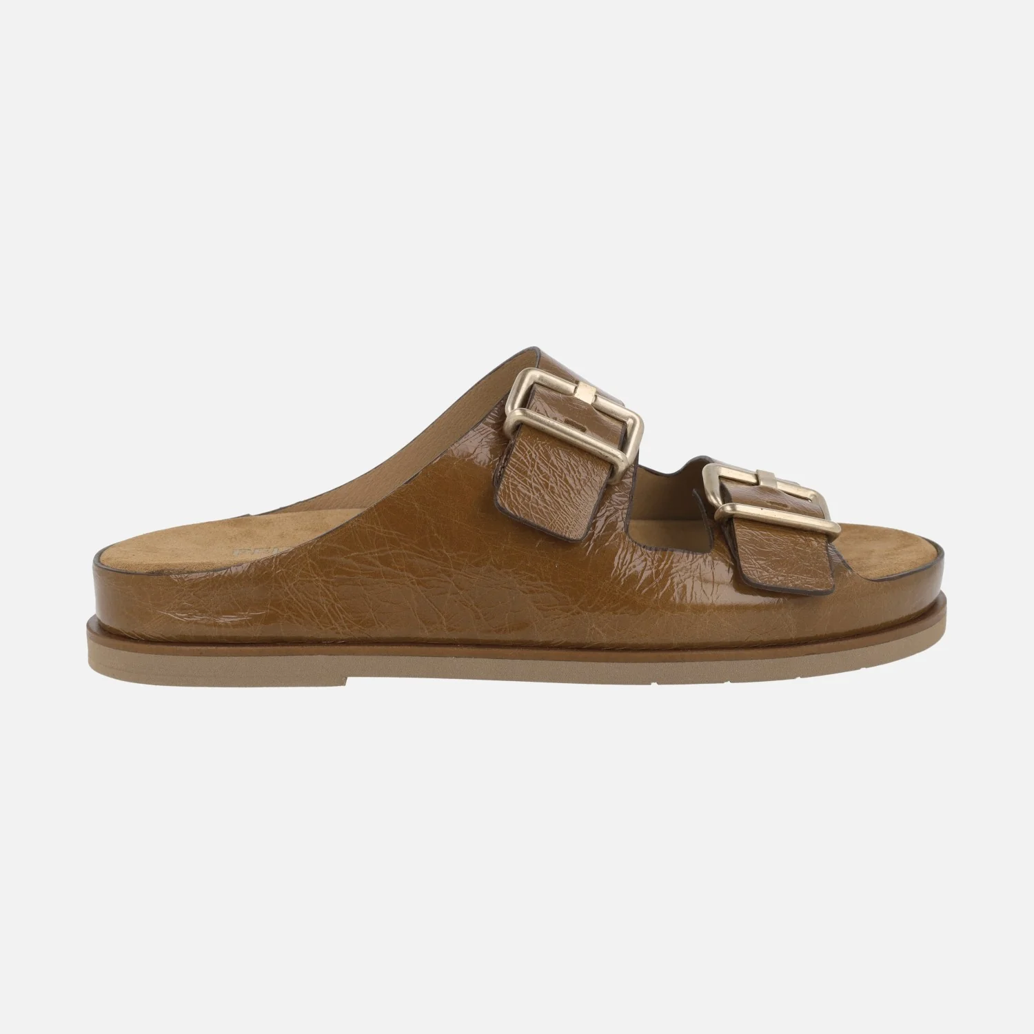 Sandalias en piel charol con cierre de hebillas - Image 7