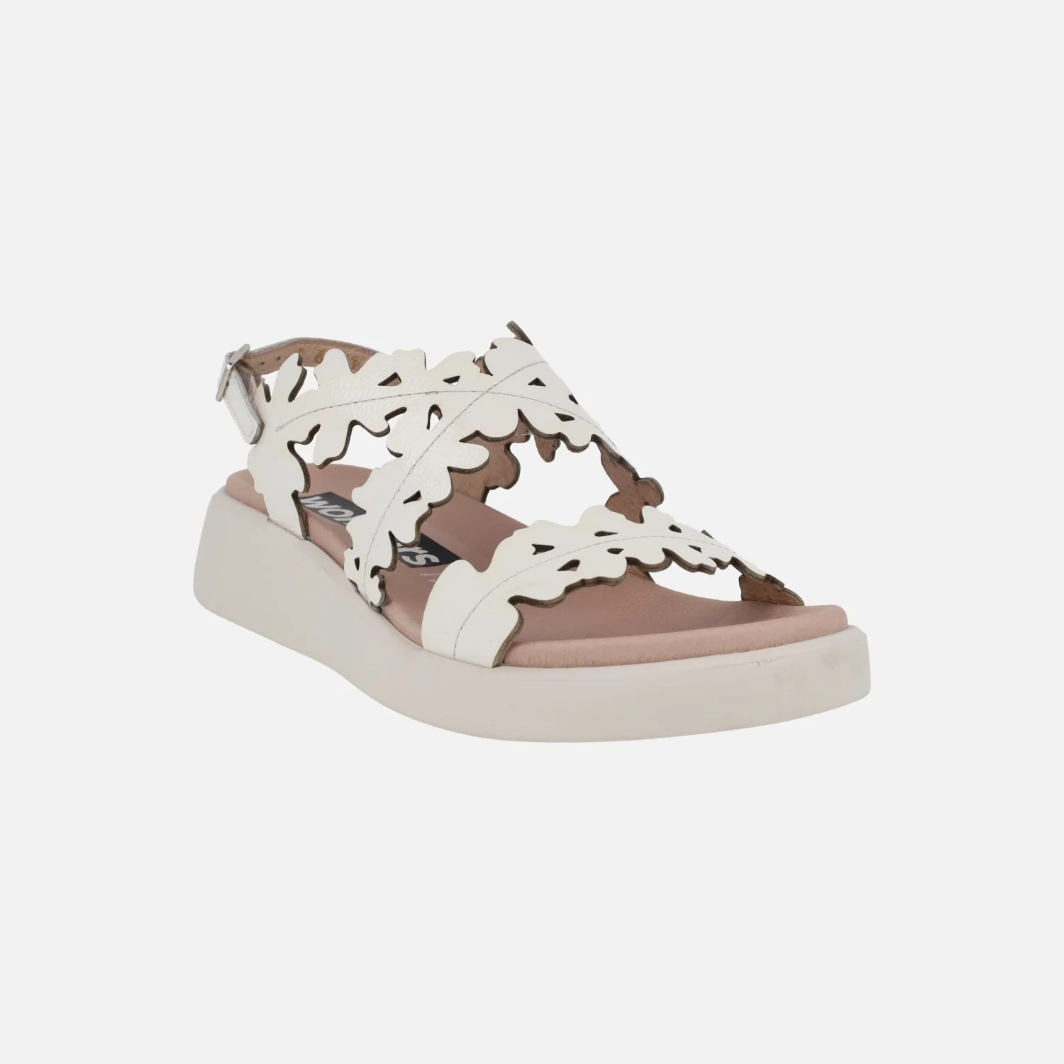 Sandalias en piel charol efecto flores Mar 51 - Image 14
