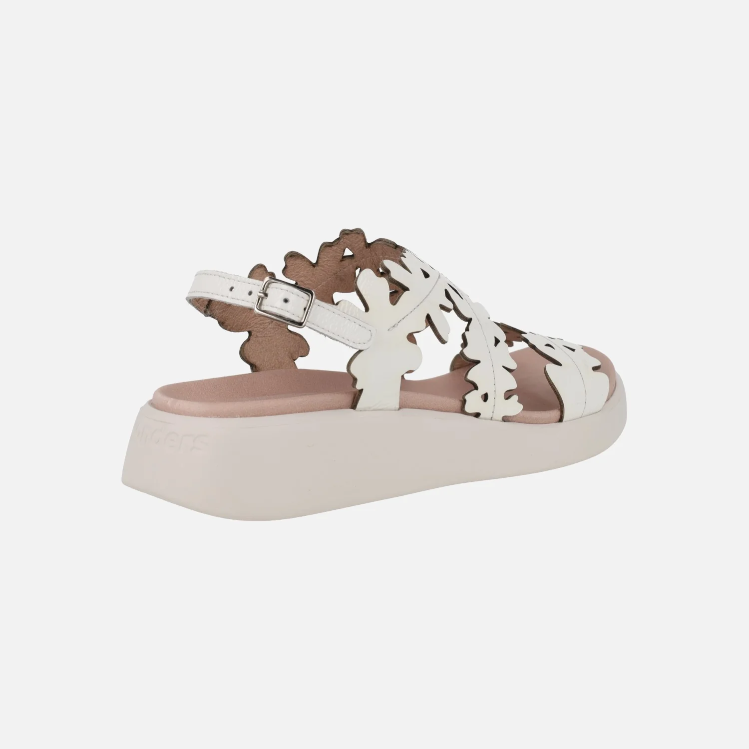 Sandalias en piel charol efecto flores Mar 51 - Image 16