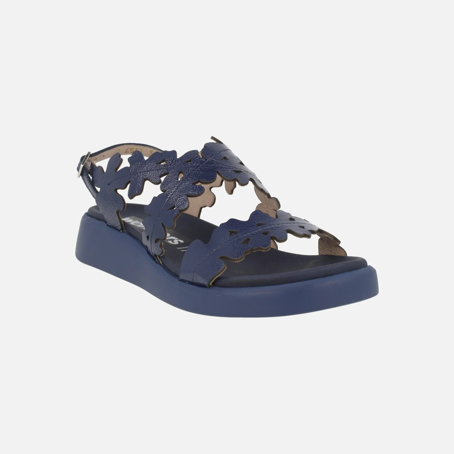 Sandalias en piel charol efecto flores Mar 51 - Image 2