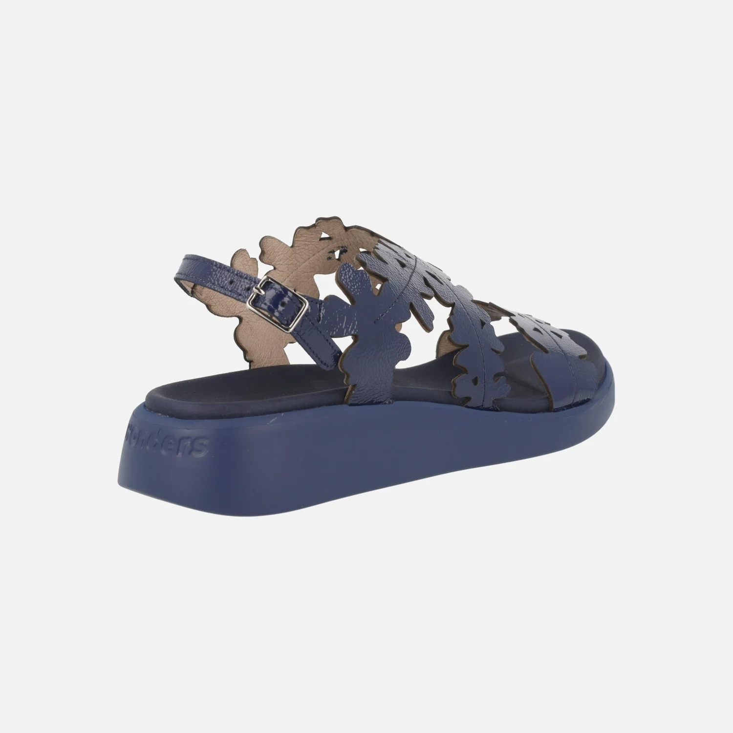 Sandalias en piel charol efecto flores Mar 51 - Image 4