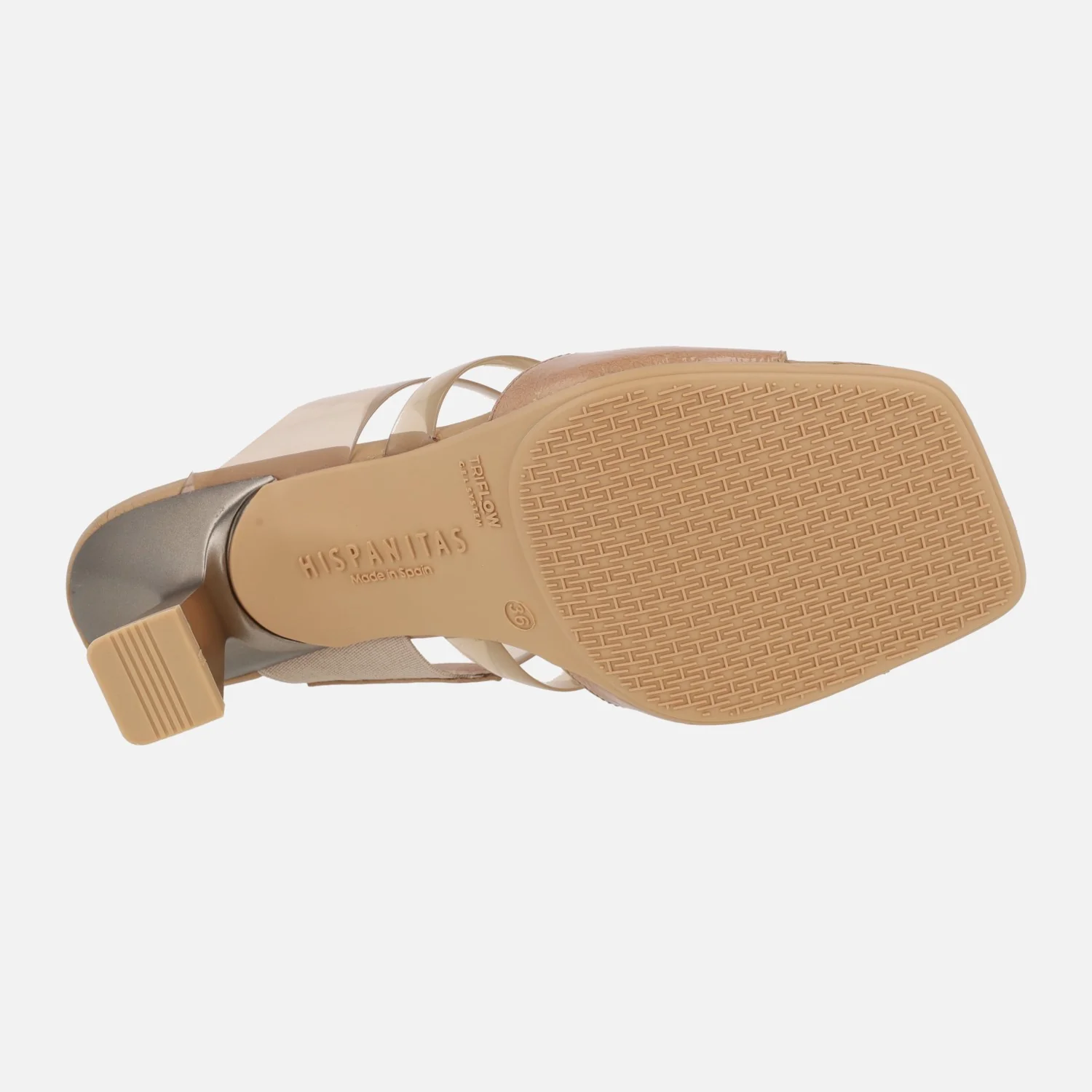 Sandalias estilo mules combinadas en piel y vinilo - Image 15