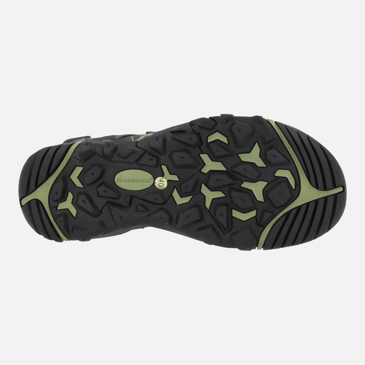 Sandalias grises para hombre con cierres de velcro Jerez 01 - Image 6