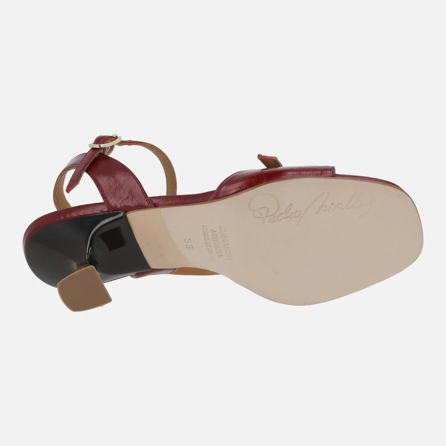 Sandalias Huesca de piel con detalle de hebilla - Image 12