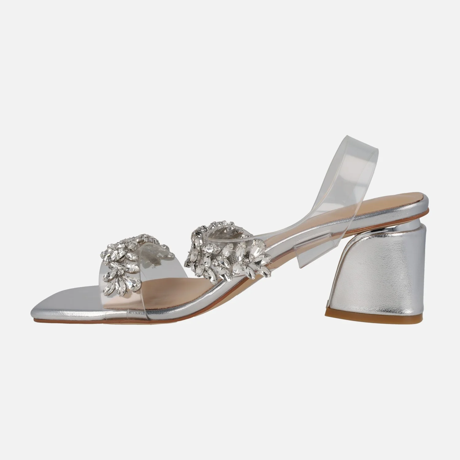 Sandalias Joya con pedrería y vinilo - Image 3