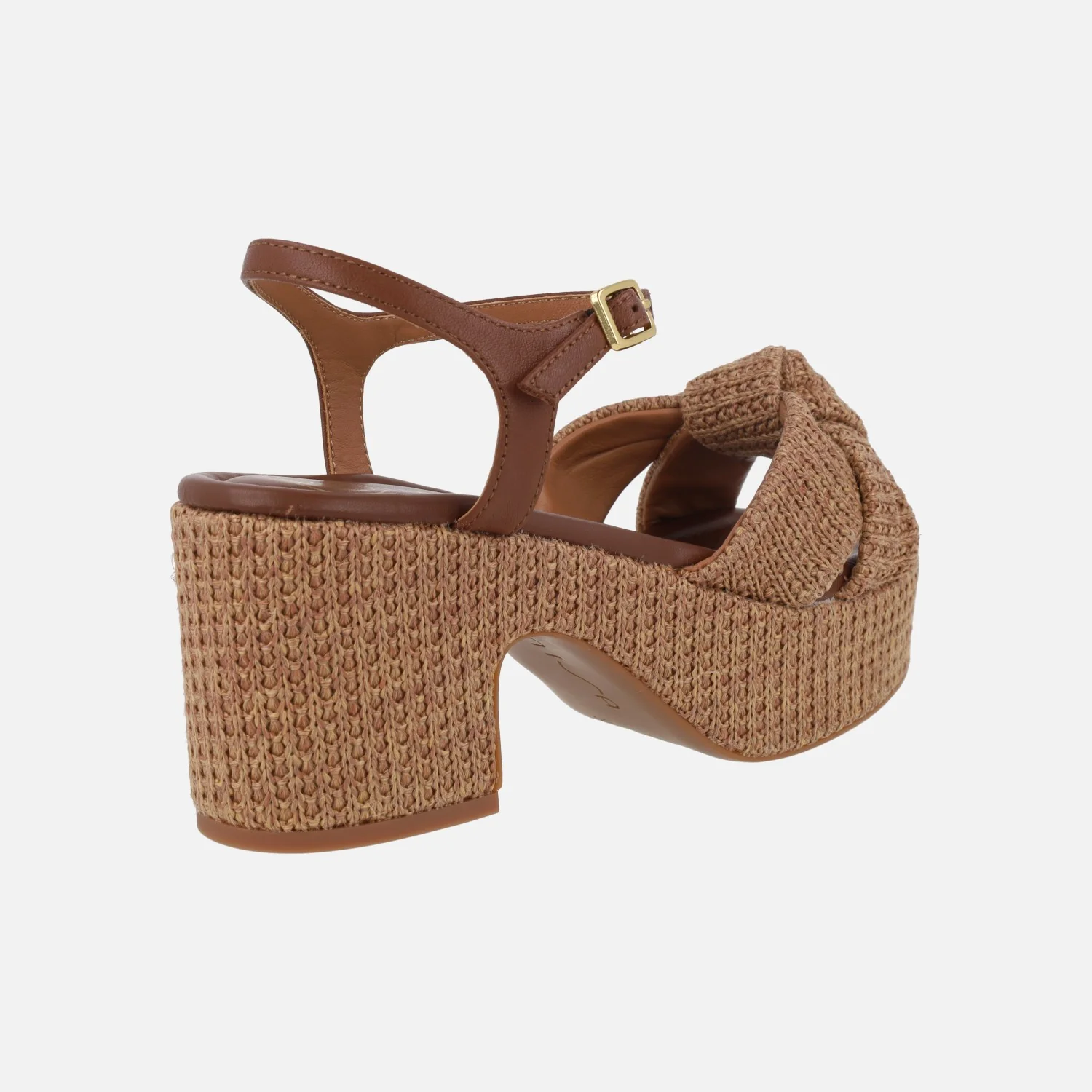 Sandalias Kasidi en tejido rafia con detalle de nudo - Image 10