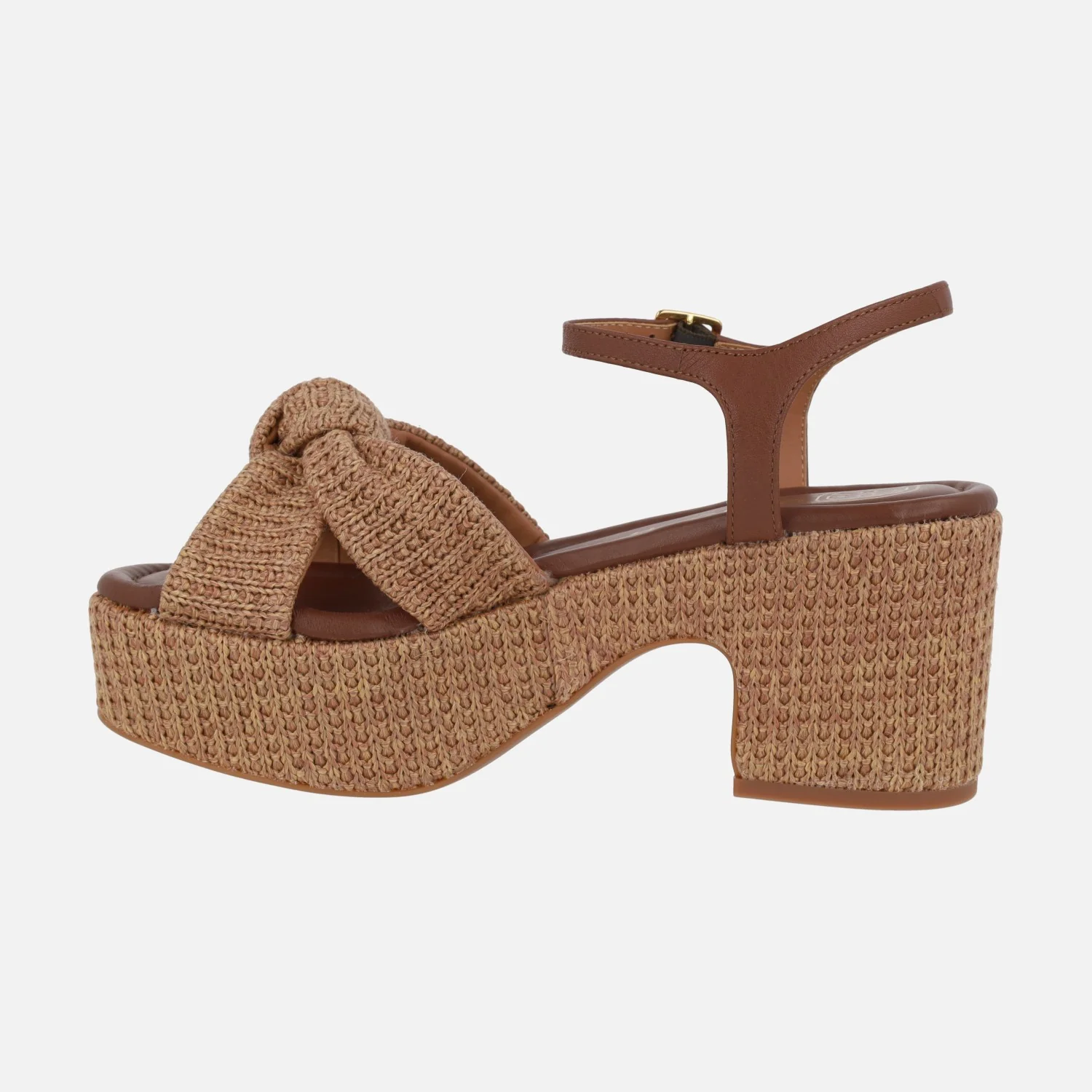 Sandalias Kasidi en tejido rafia con detalle de nudo - Image 9