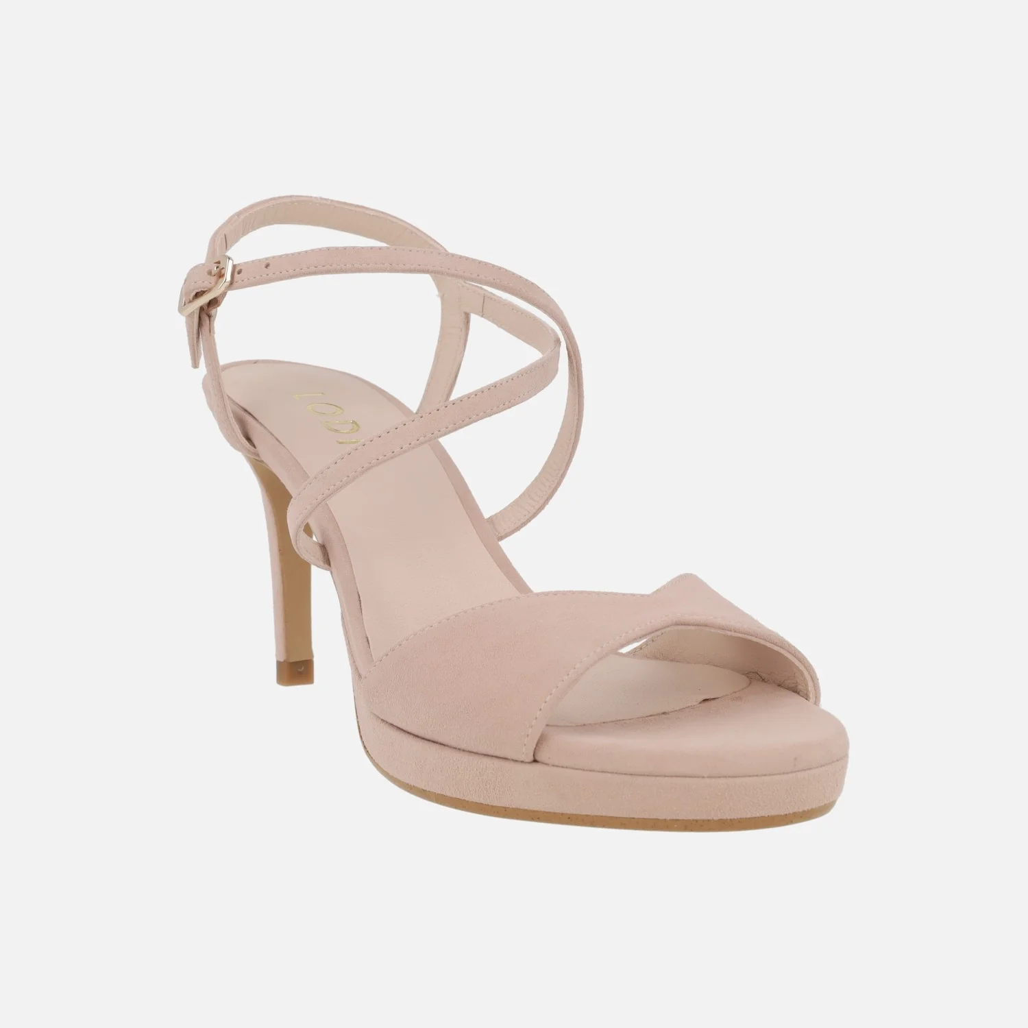 Sandalias Lasarate en ante nude - Image 2