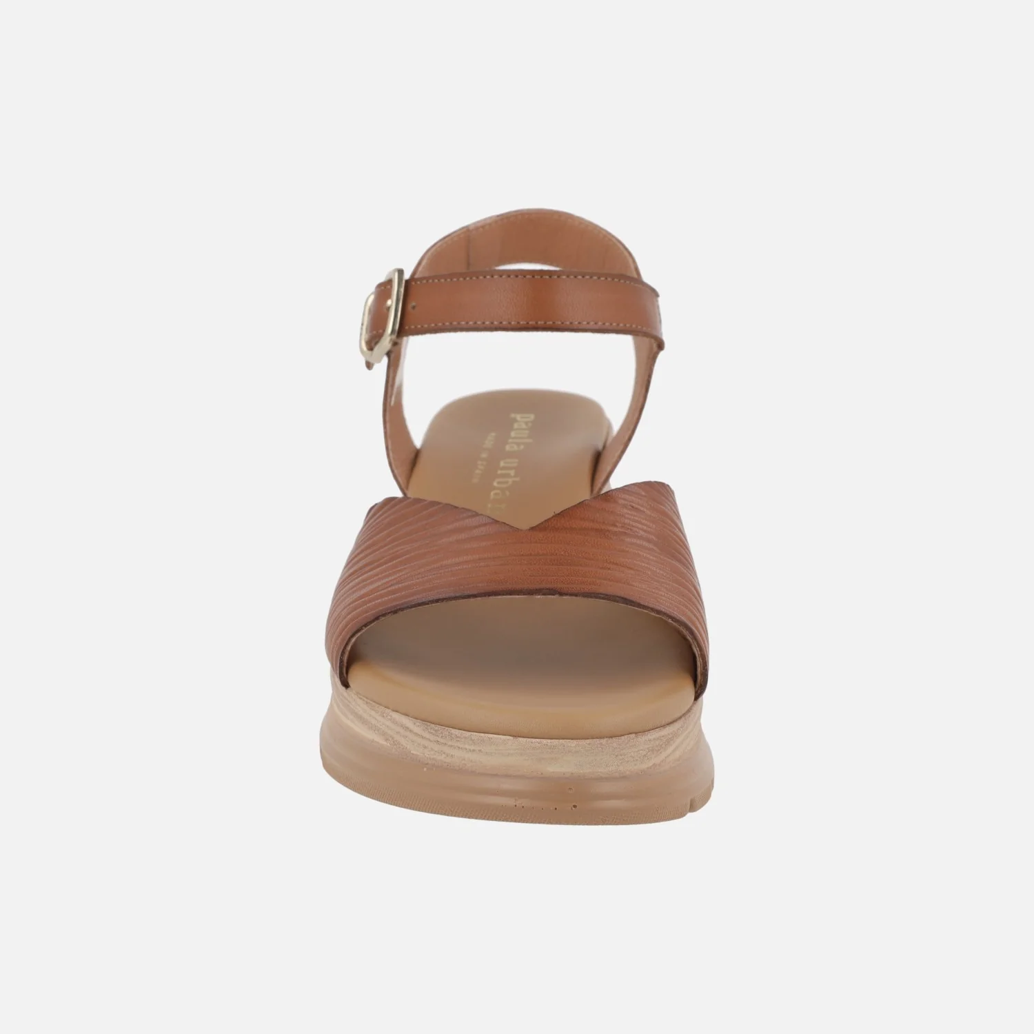 Sandalias marrones con escote pico y pulsera al tobillo - Image 5