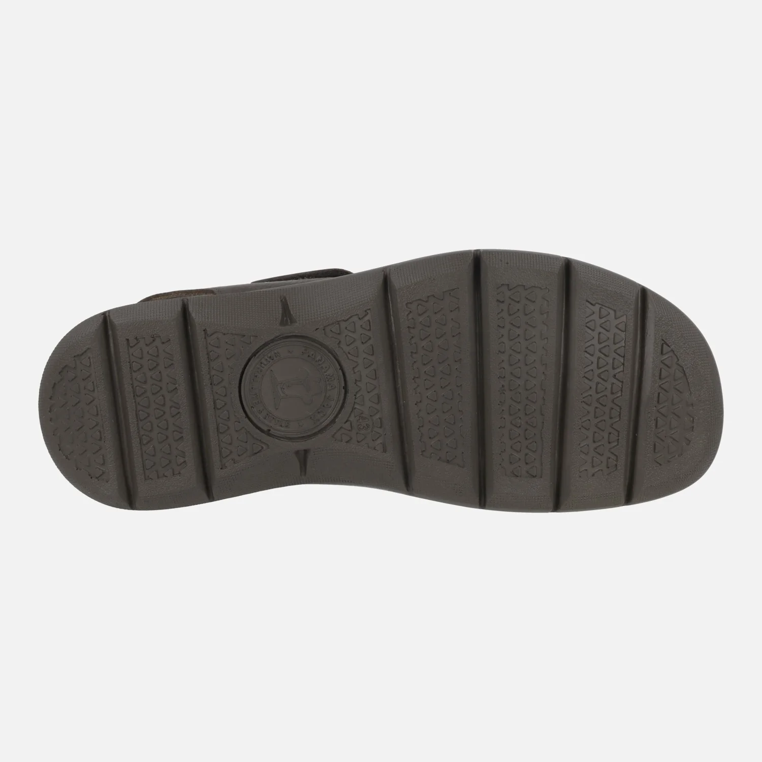 Sandalias marrones de piel para hombre con cierre de velcro Rusell C2 - Image 9