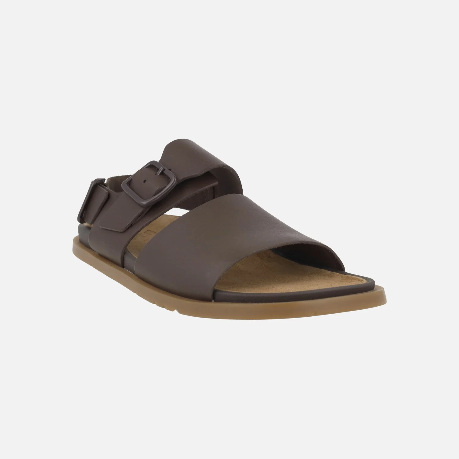 Sandalias marrones de piel para hombre Lluc sandal - Image 2