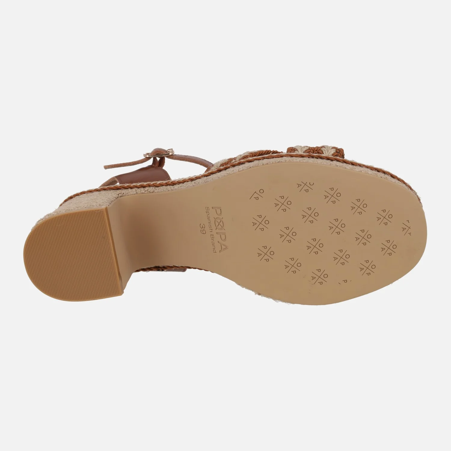 Sandalias Melia con tacón y plataforma de yute - Image 6
