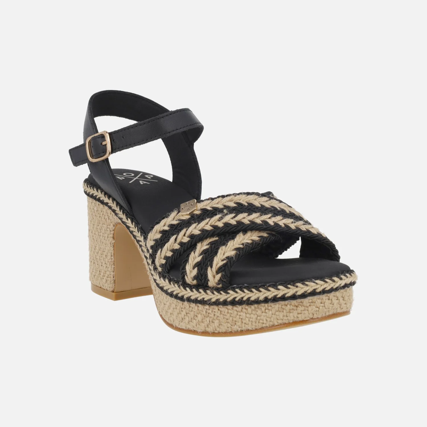 Sandalias Melia con tacón y plataforma de yute - Image 8