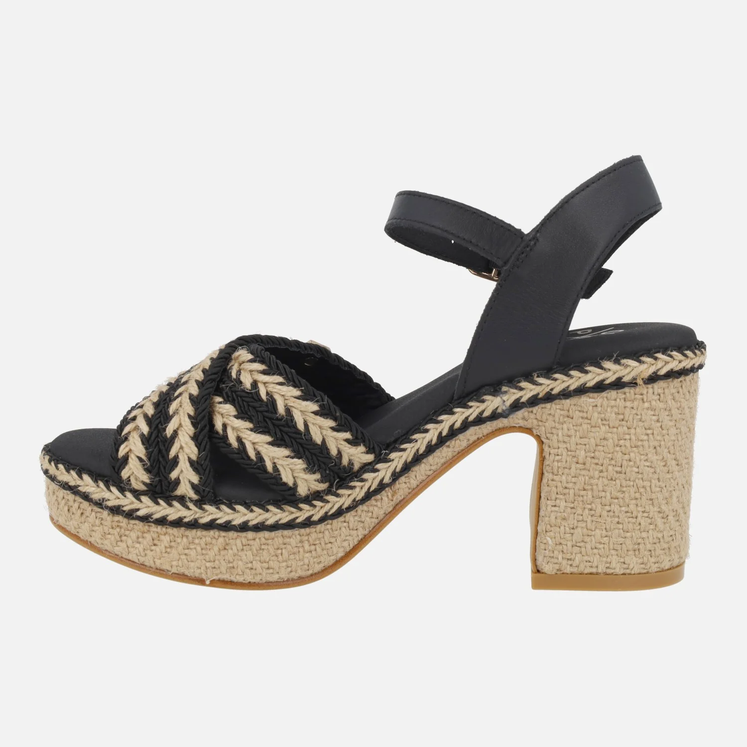 Sandalias Melia con tacón y plataforma de yute - Image 9