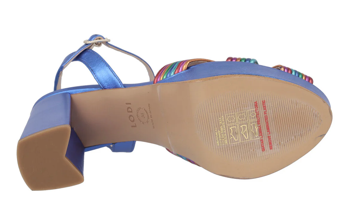 Sandalias multicolor con plataforma para mujer Titur - Image 10