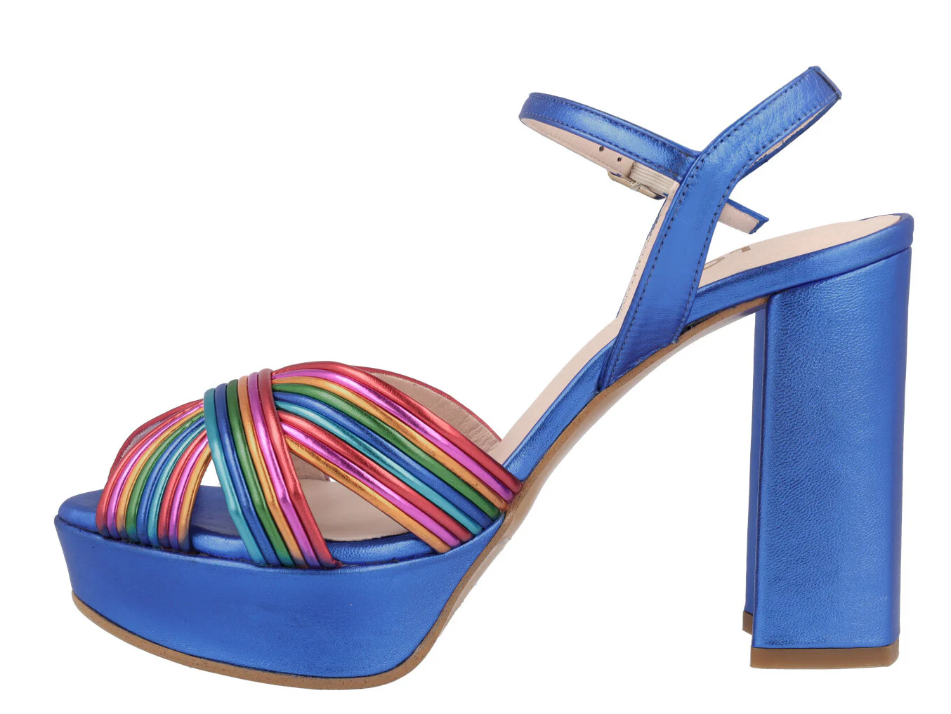 Sandalias multicolor con plataforma para mujer Titur - Image 8