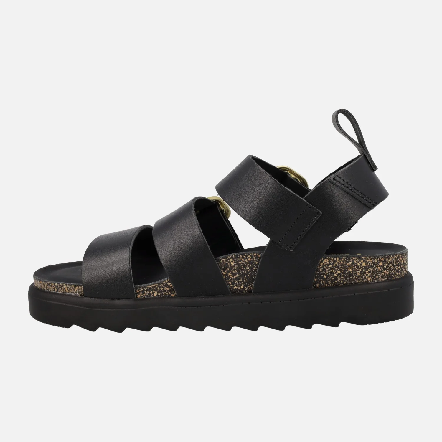 Sandalias negras con hebillas doradas Tunez 127 - Image 4