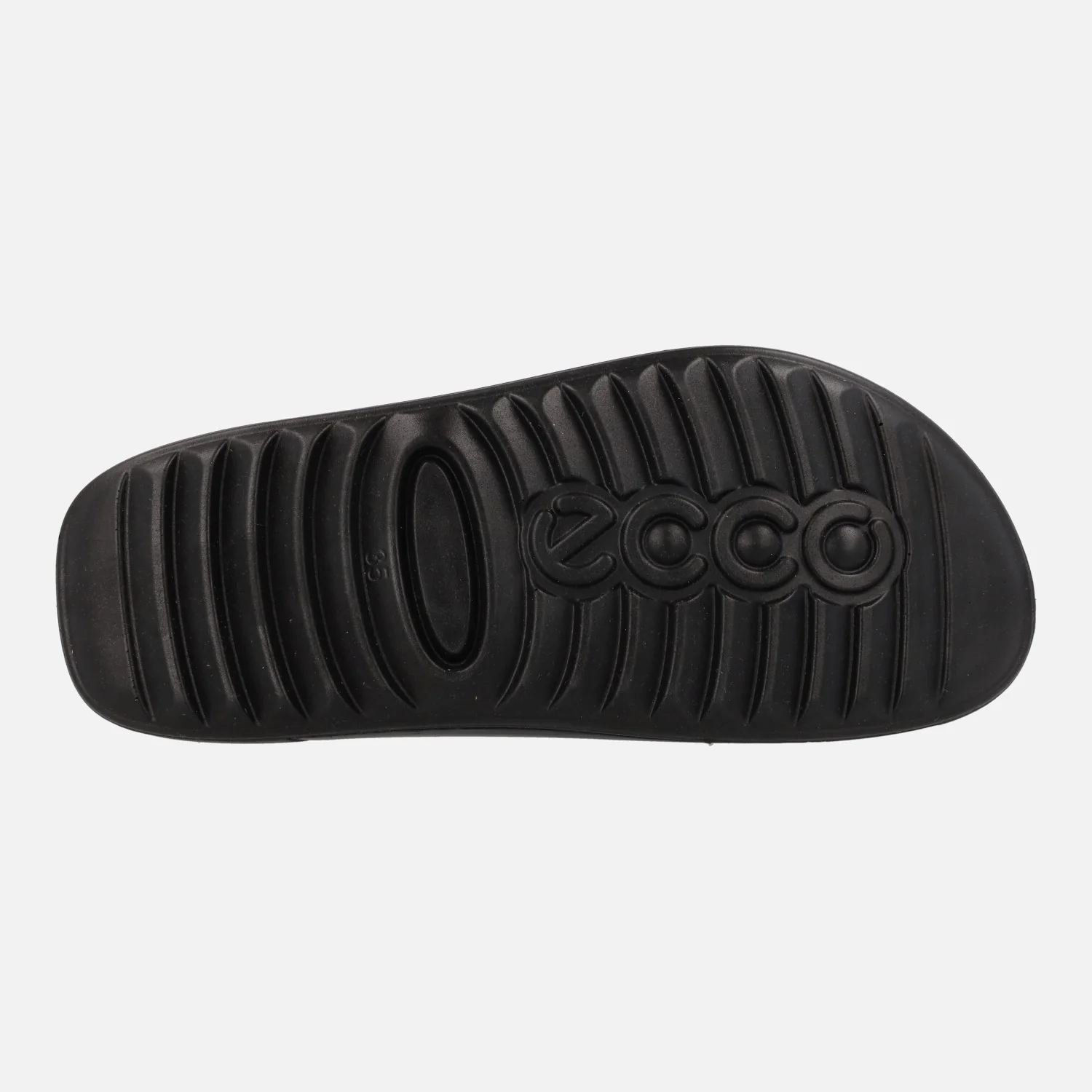 Sandalias negras de piel con cierre de velcro y botones metálicos Cozmo - Image 5