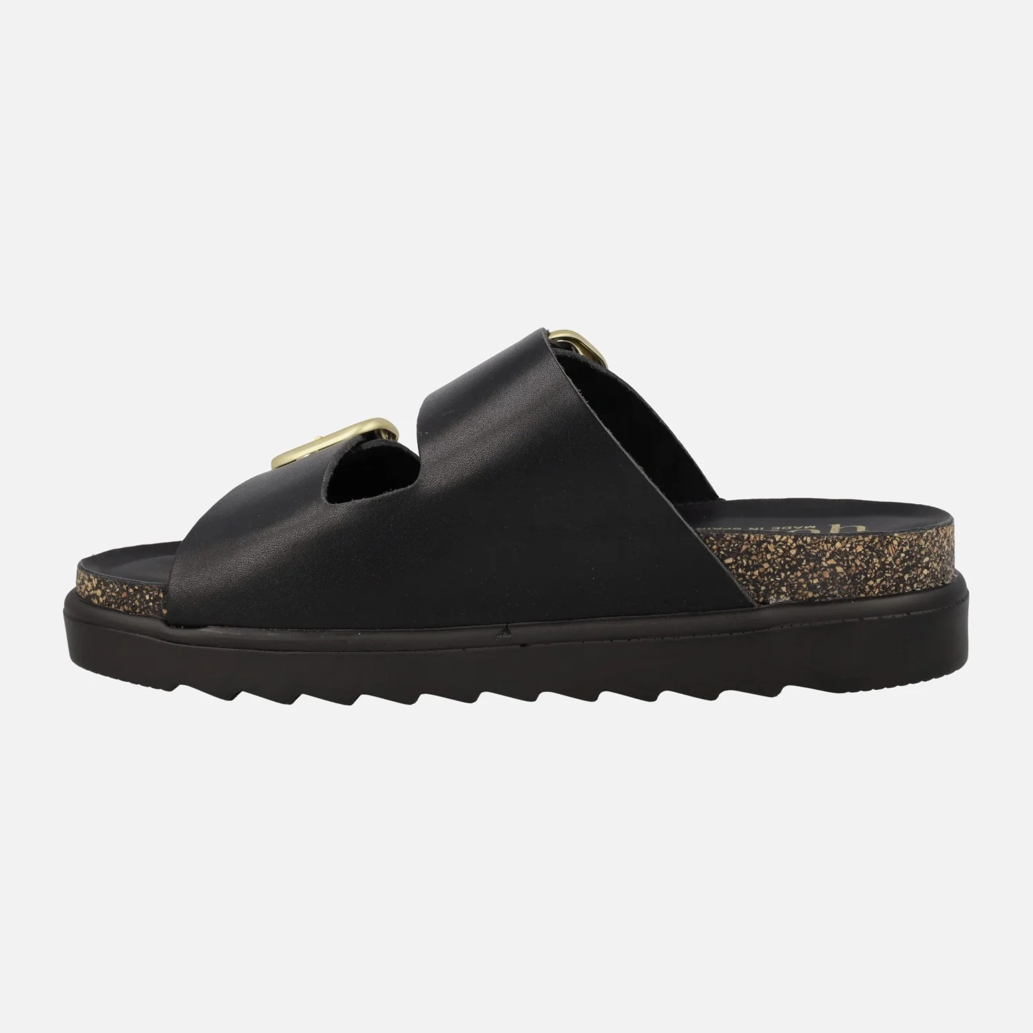 Sandalias negras de piel con hebillas ajustables Tunez 130 - Image 3