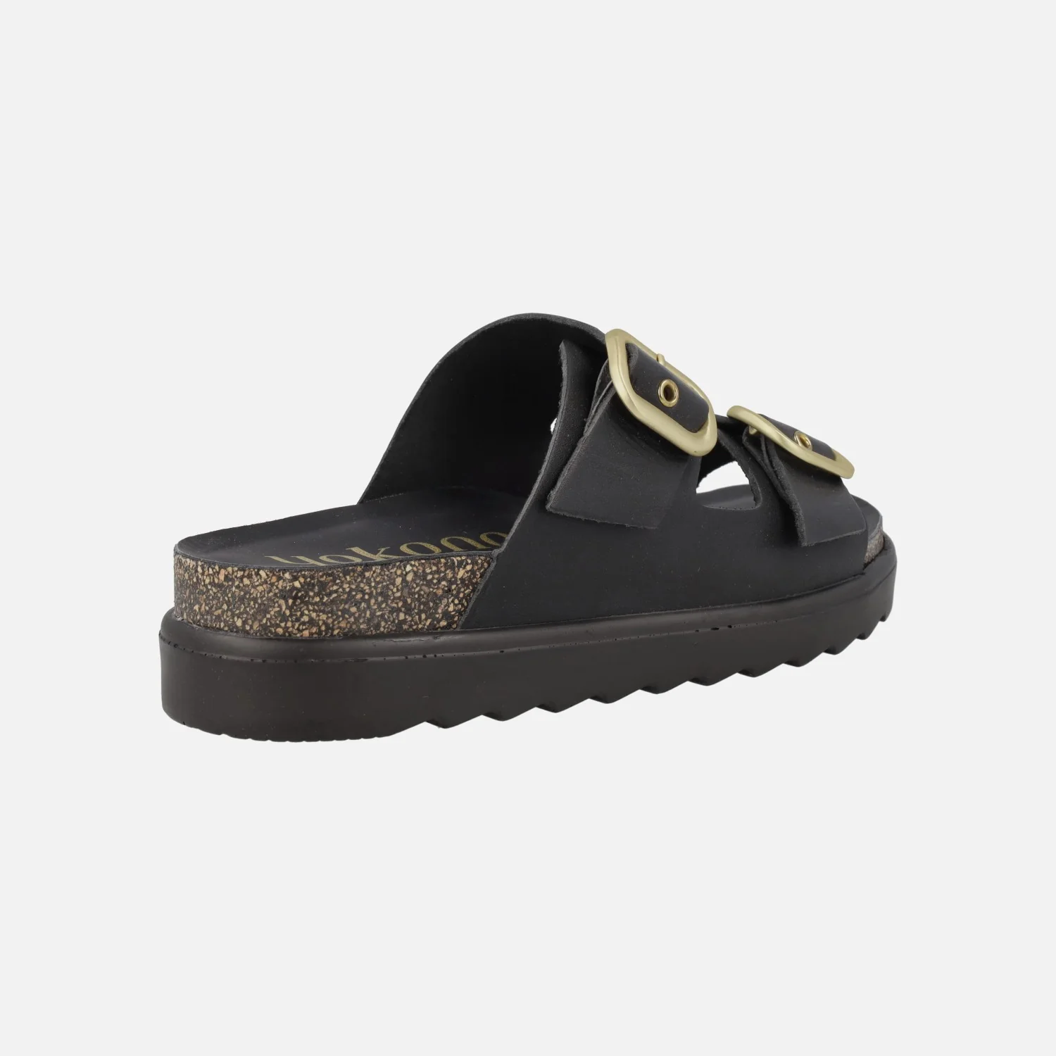Sandalias negras de piel con hebillas ajustables Tunez 130 - Image 4