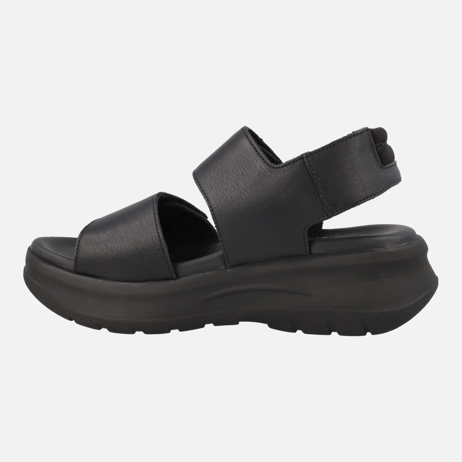 Sandalias negras de piel con plataforma Noah - Image 5