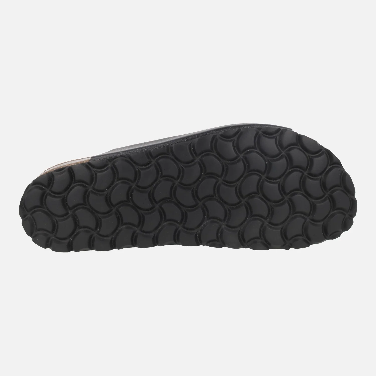 Sandalias negras de piel estilo bio con velcros y adornos metálicos - Image 6
