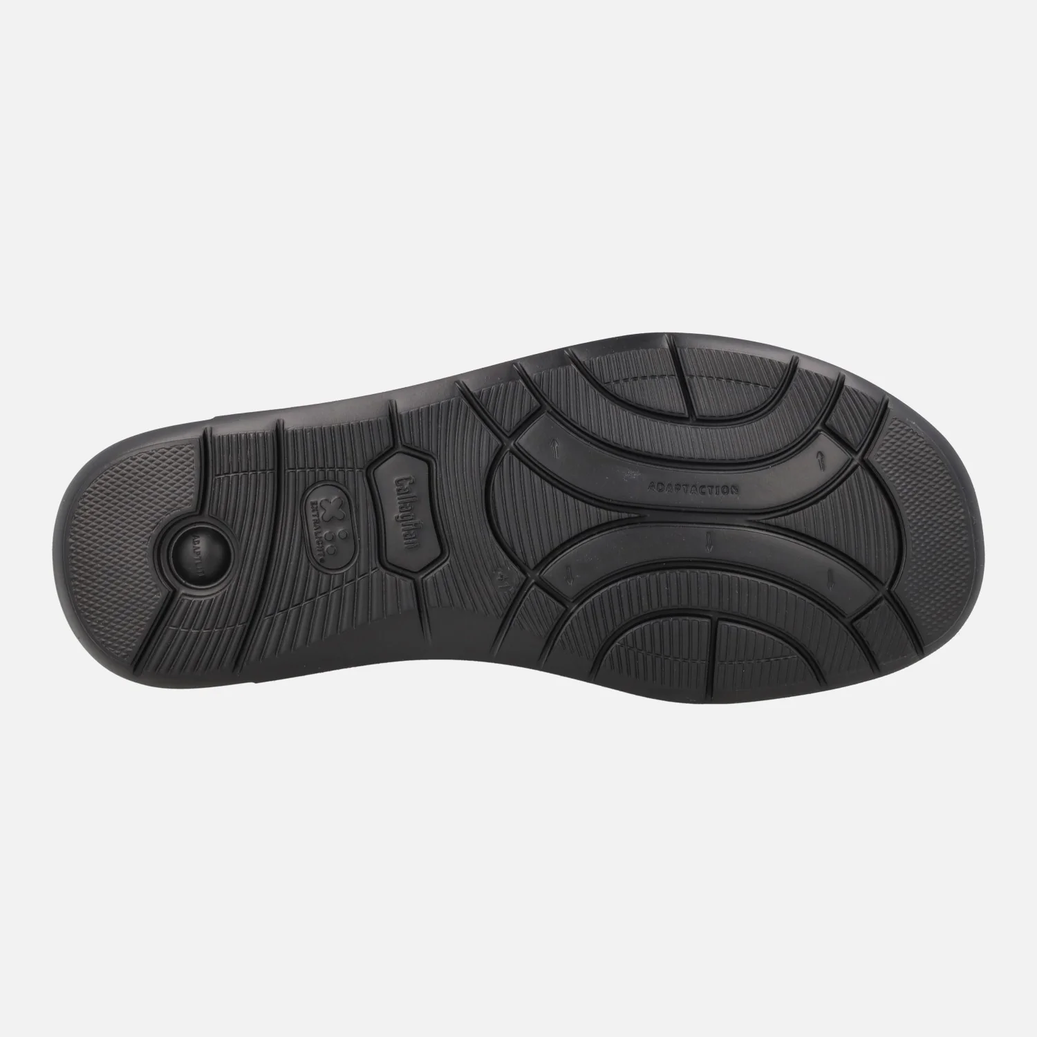 Sandalias negras de piel para hombre con cierre de velcro - Image 6