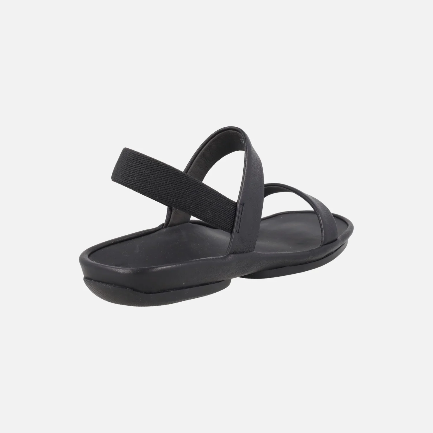 Sandalias negras de piel Right Isla - Image 4