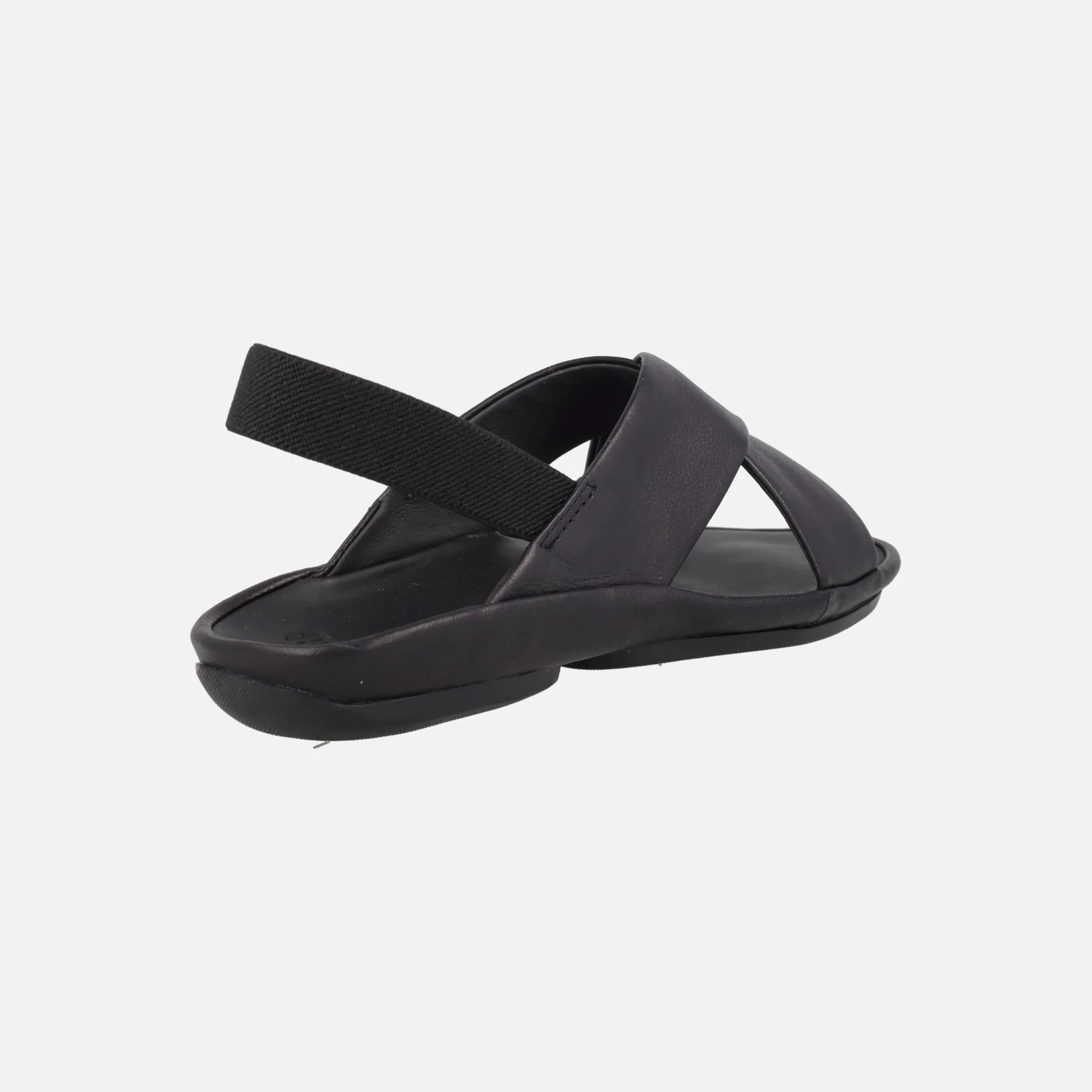 Sandalias negras de piel Right Isla - Image 4