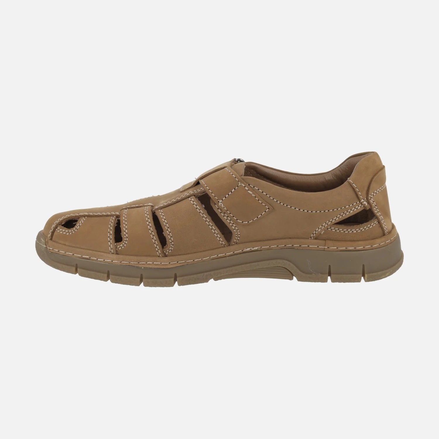 Sandalias para hombre en piel nobuck cuero con cierre de velcros - Image 3