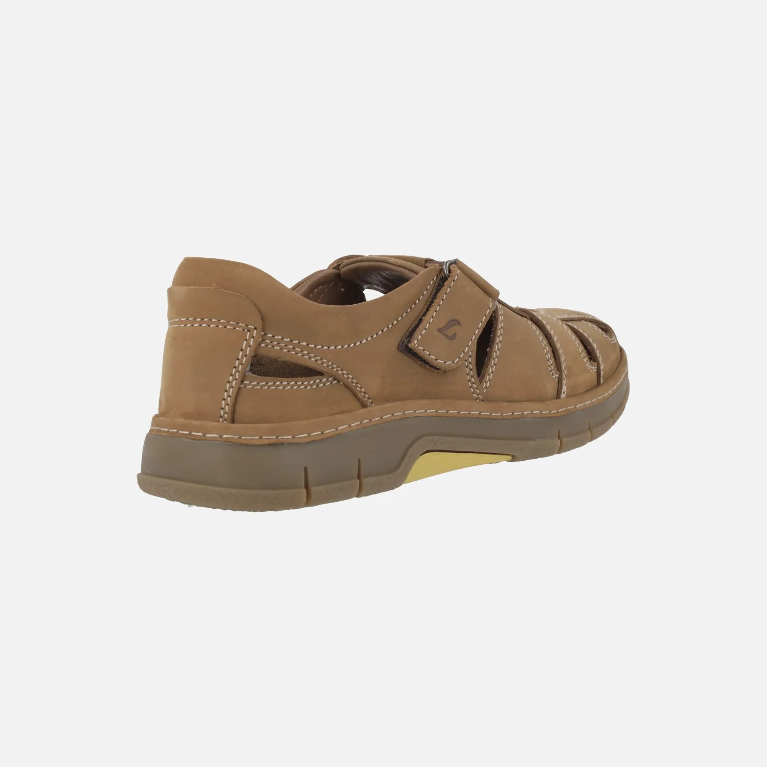 Sandalias para hombre en piel nobuck cuero con cierre de velcros - Image 4