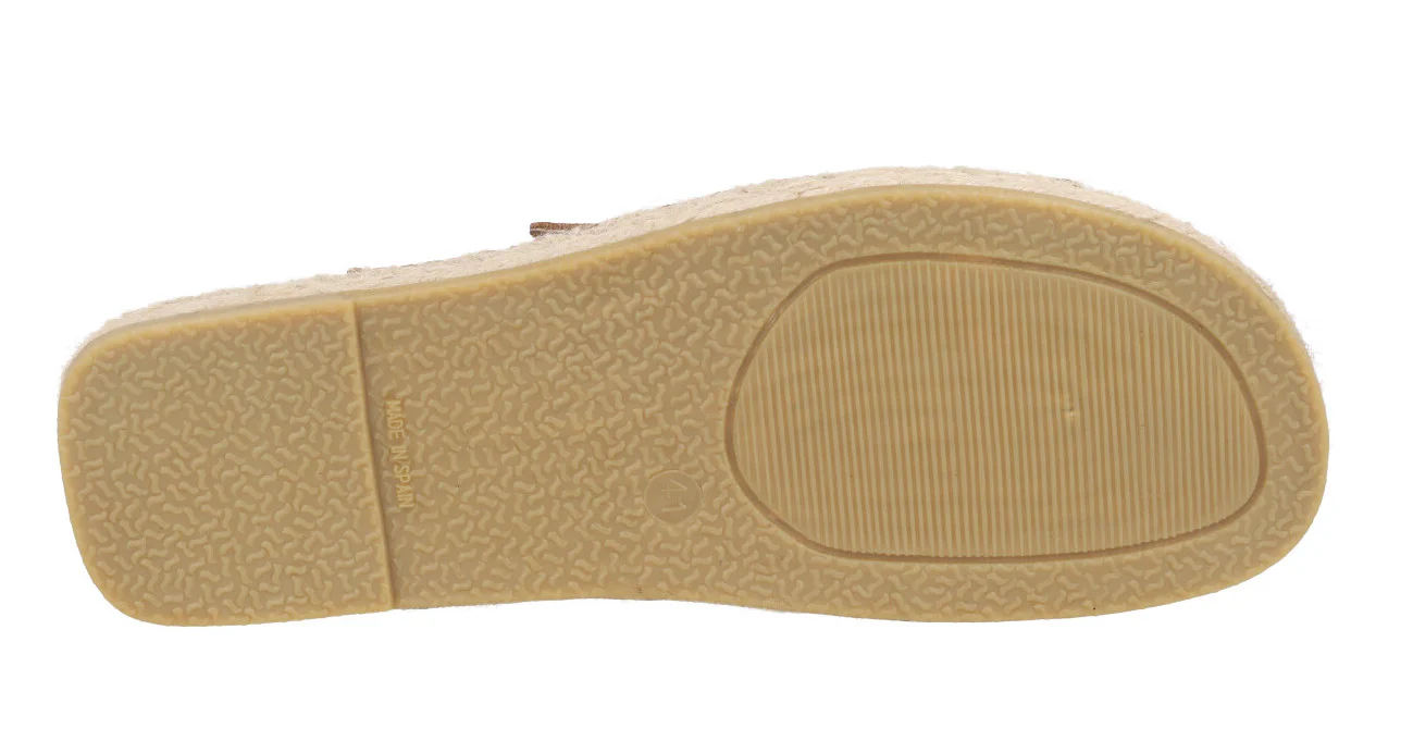 Sandalias para hombre en serraje cuero con doble hebilla - Image 5