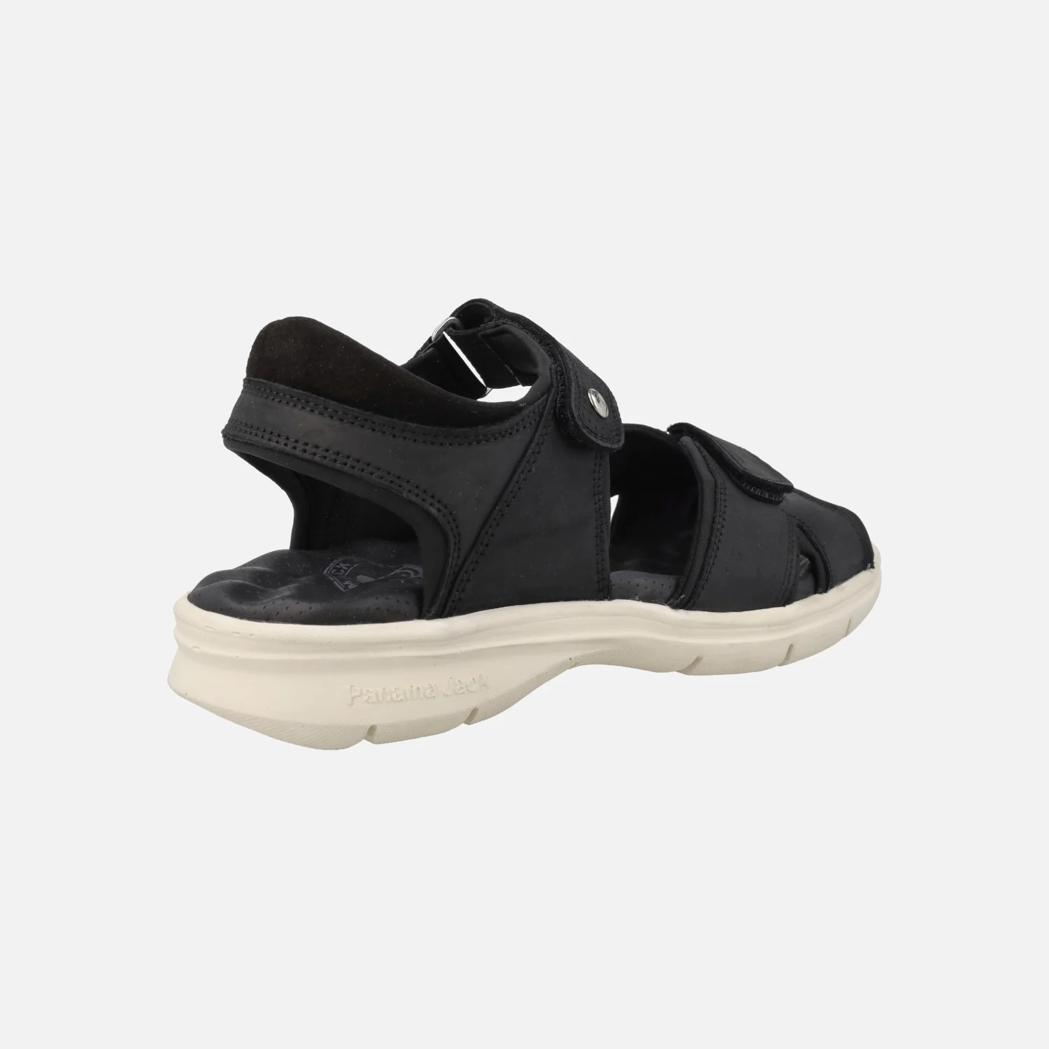 Sandalias para hombre Panama jack Sanders en napa grass negra - Image 3