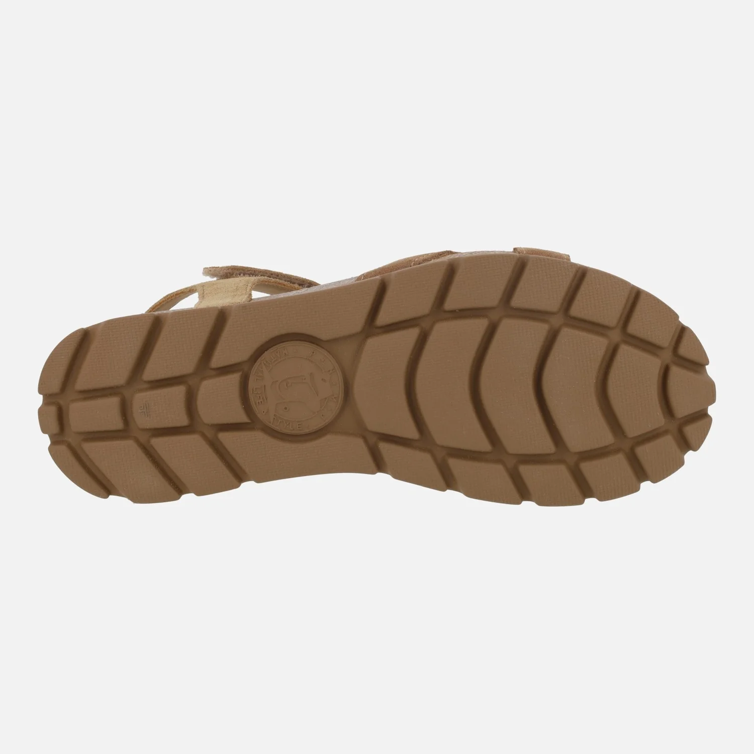 Sandalias para mujer en piel velour Sulia con cierre de velcros - Image 7