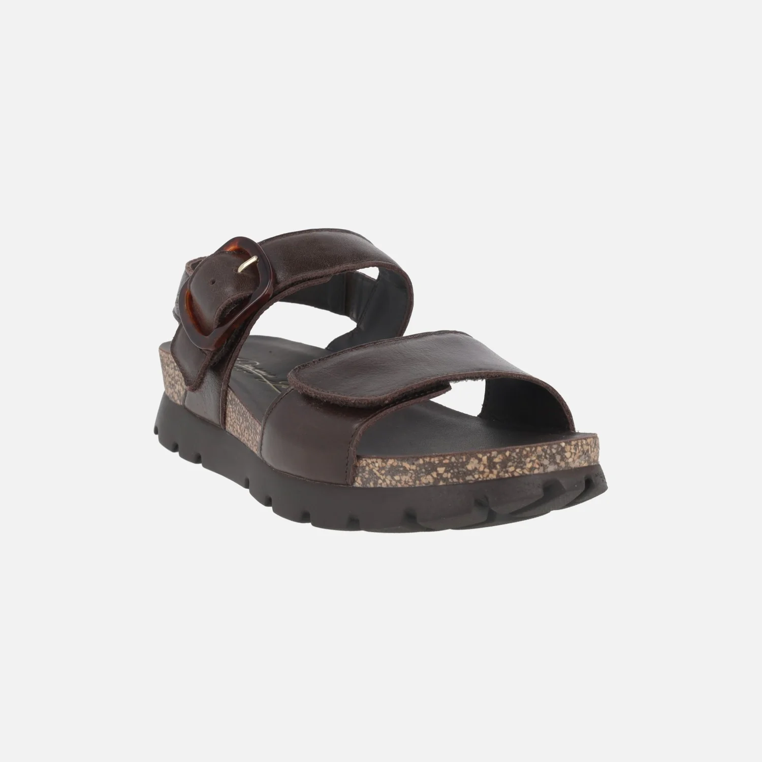 Sandalias para mujer Panama jack Sara en piel napa marrón - Image 2