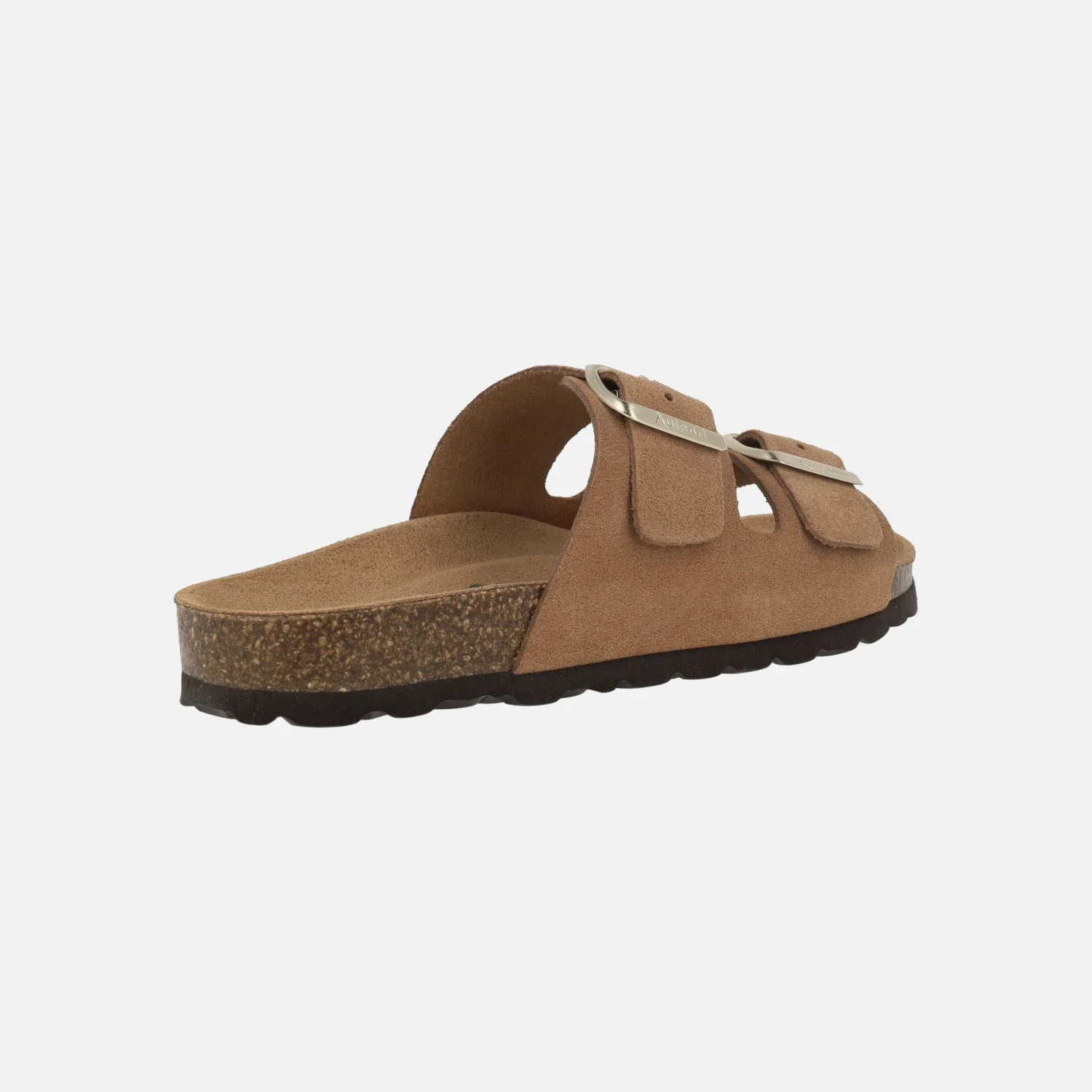 Sandalias para mujer planta bio en serraje con dos hebillas - Image 10