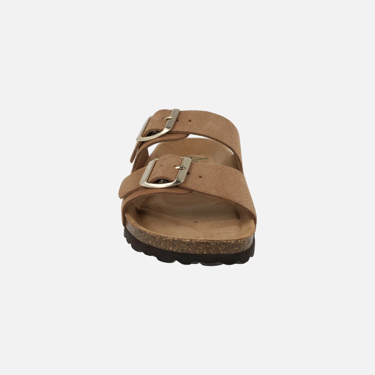 Sandalias para mujer planta bio en serraje con dos hebillas - Image 11