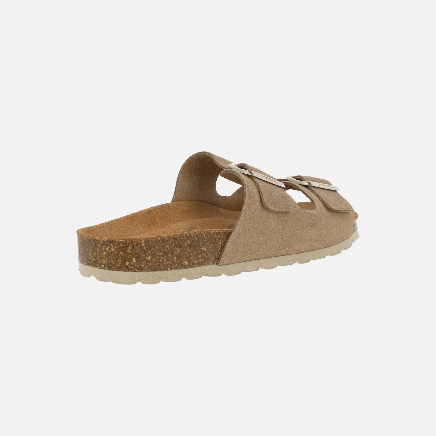 Sandalias para mujer planta bio en serraje con dos hebillas - Image 4