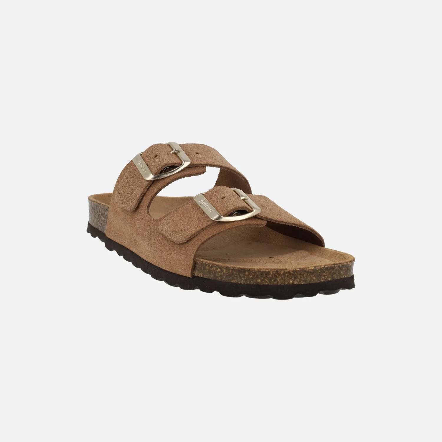 Sandalias para mujer planta bio en serraje con dos hebillas - Image 8