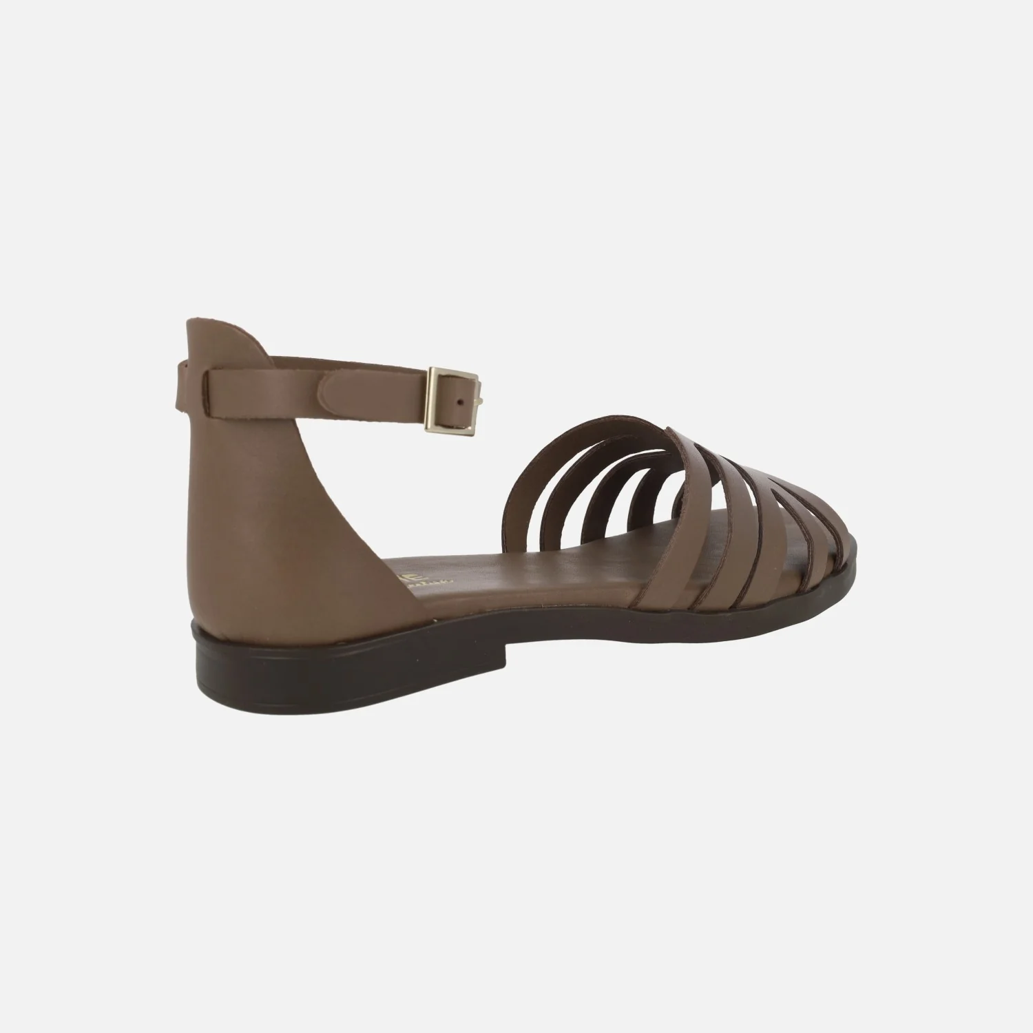 Sandalias planas cerradas de talón con pulsera al tobillo - Image 4
