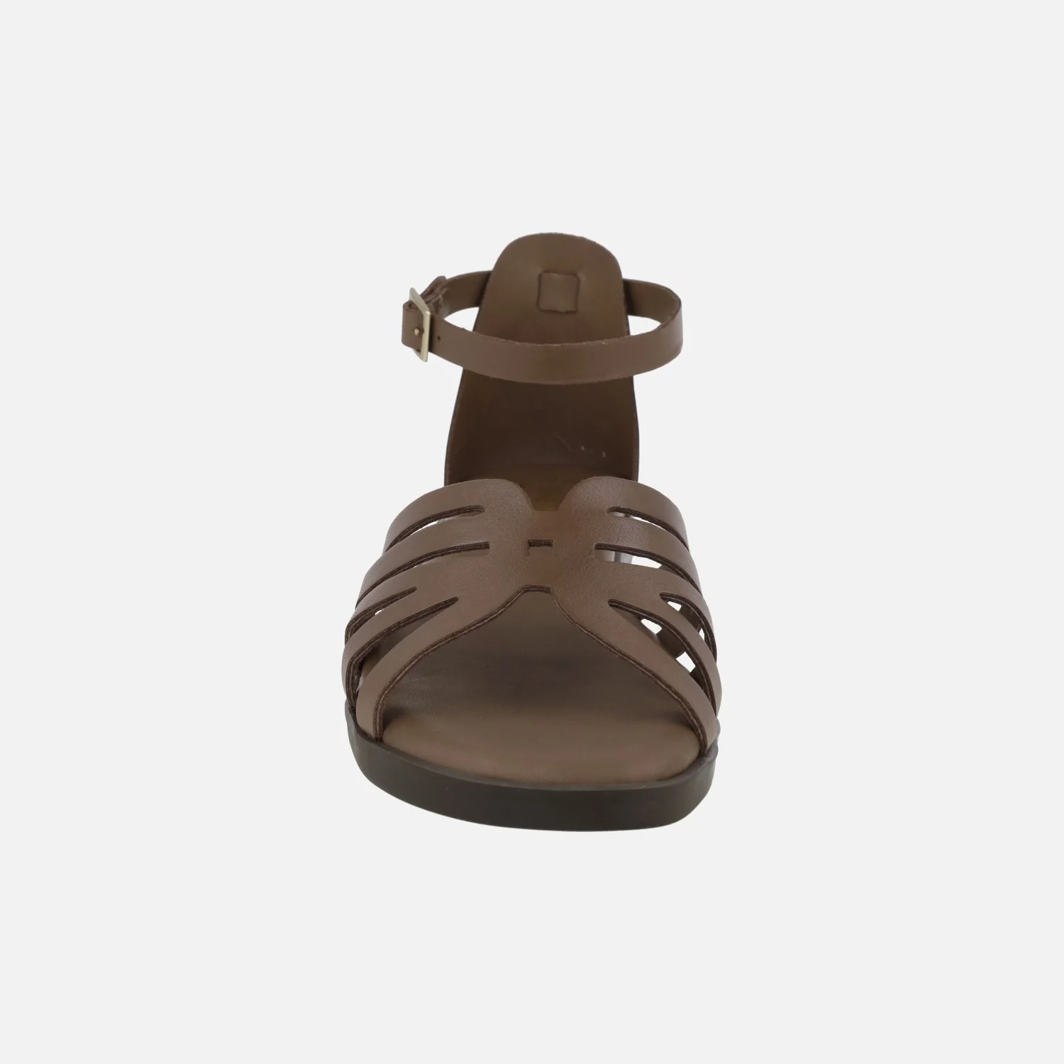 Sandalias planas cerradas de talón con pulsera al tobillo - Image 5